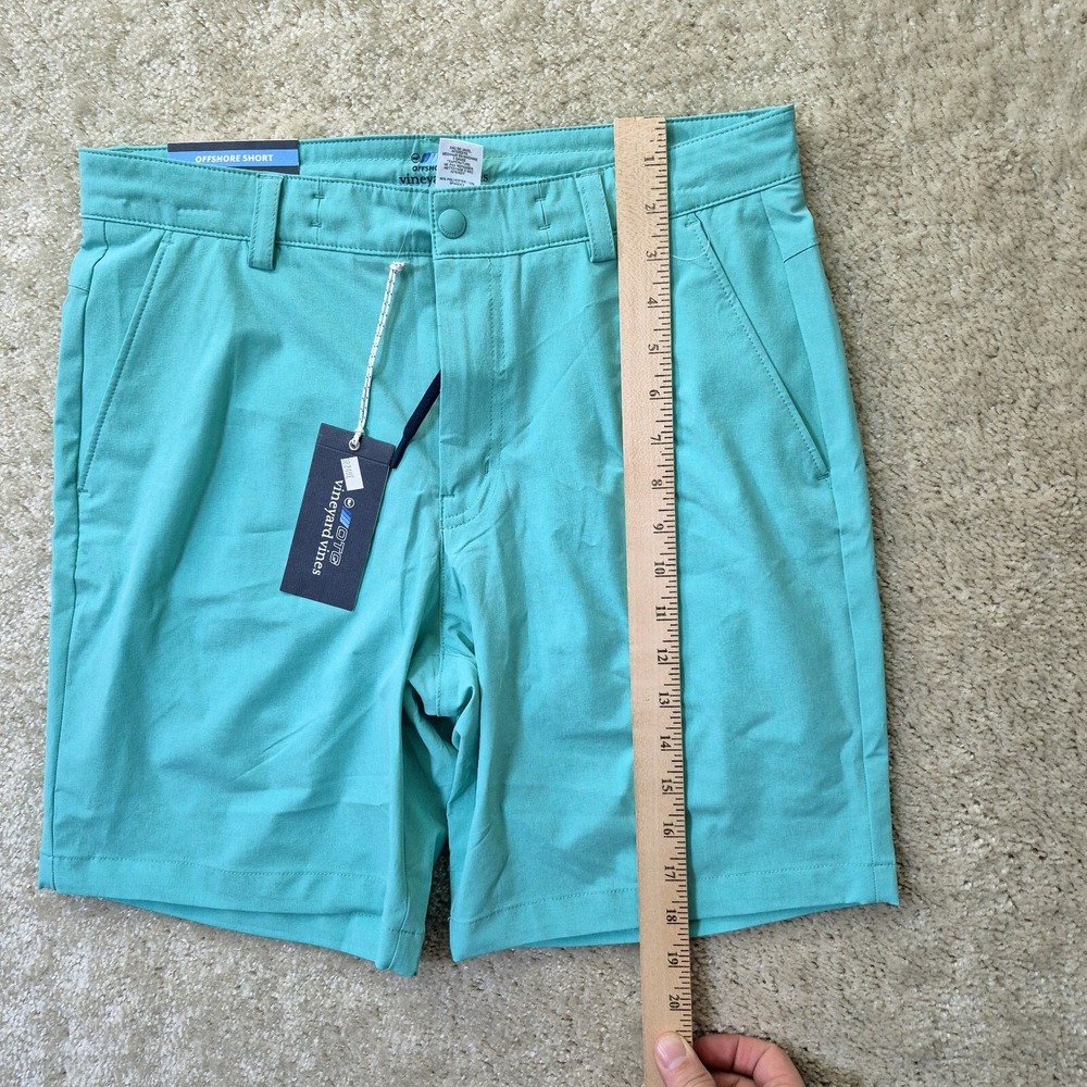 Vineyard Vines OTG Shorts Men 30 8 Inch Green Offshore Chino Hybrid Surf Stretch - Picture 7 of 10